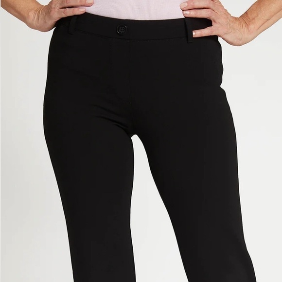BETABRAND Bootcut Classic Dress Pants Black Size Large Petite - Picture 2 of 15